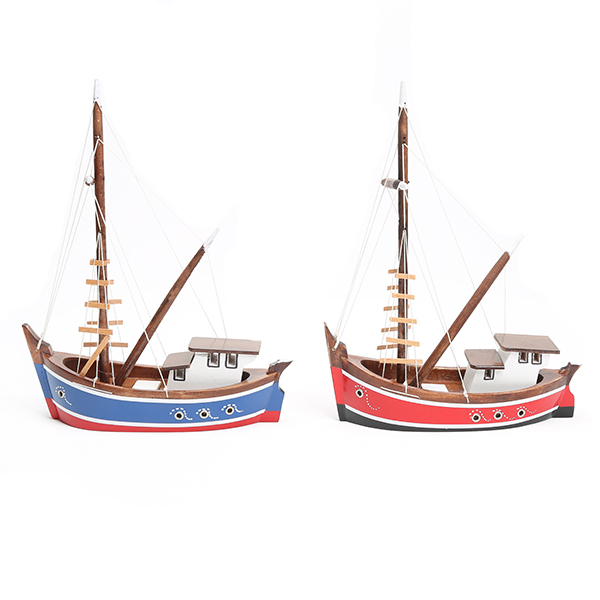 Ahşap Karadeniz Çekme Gemi Maketi Mini