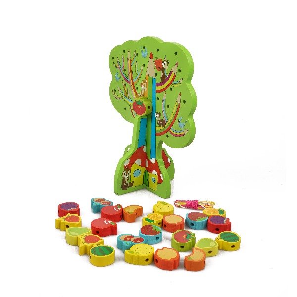 Ahşap İp Geçirmeli Meyve Ağacı