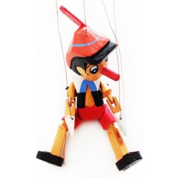 Ahşap Pinokyo Kukla Maksi